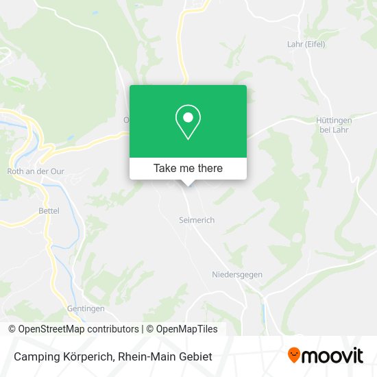 Карта Camping Körperich
