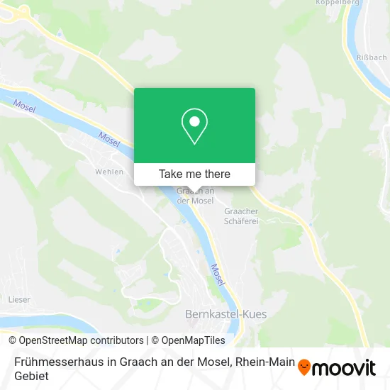 Карта Frühmesserhaus in Graach an der Mosel