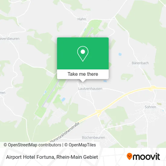 Airport Hotel Fortuna map