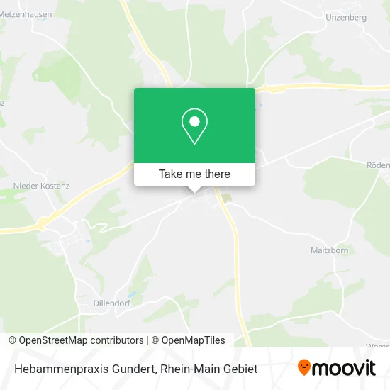 Карта Hebammenpraxis Gundert