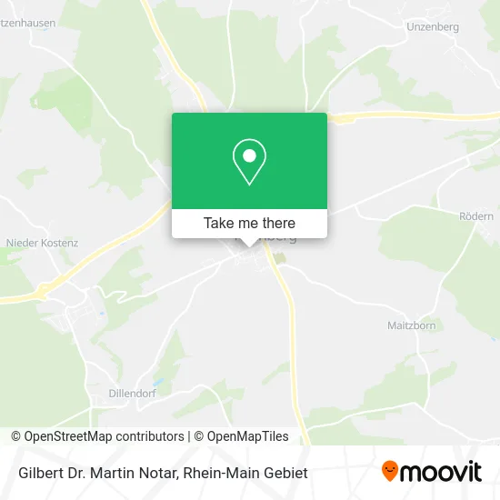Карта Gilbert Dr. Martin Notar