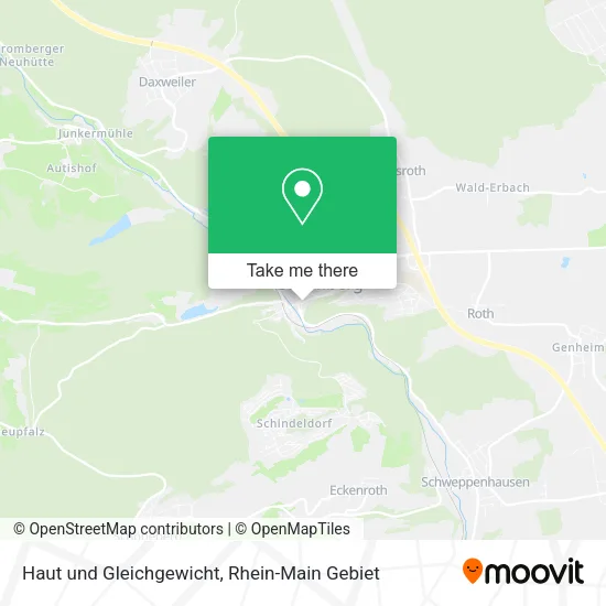 Карта Haut und Gleichgewicht