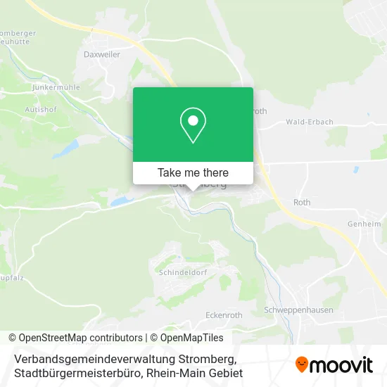 Карта Verbandsgemeindeverwaltung Stromberg, Stadtbürgermeisterbüro