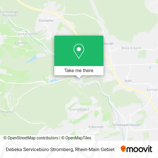 Карта Debeka Servicebüro Stromberg