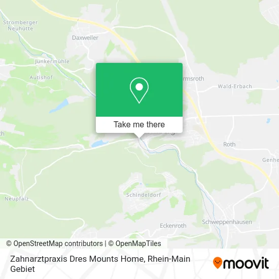 Карта Zahnarztpraxis Dres Mounts Home