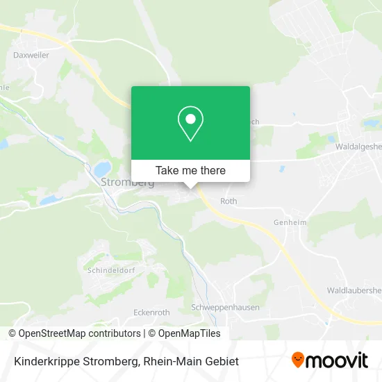 Карта Kinderkrippe Stromberg