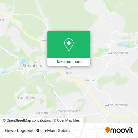 Карта Gewerbegebiet