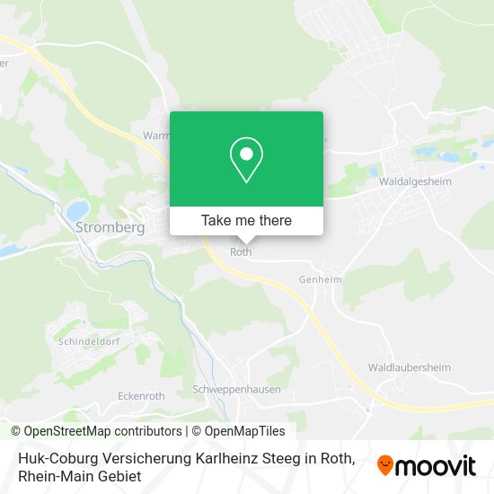 Карта Huk-Coburg Versicherung Karlheinz Steeg in Roth