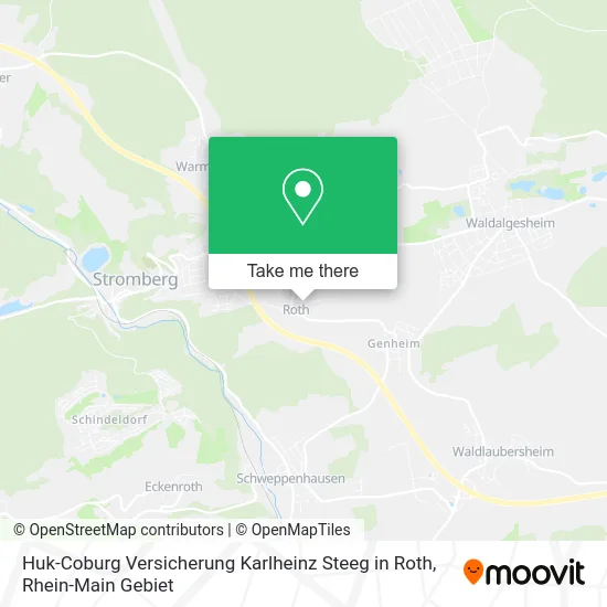 Карта Huk-Coburg Versicherung Karlheinz Steeg in Roth