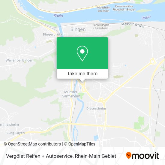 Карта Vergölst Reifen + Autoservice