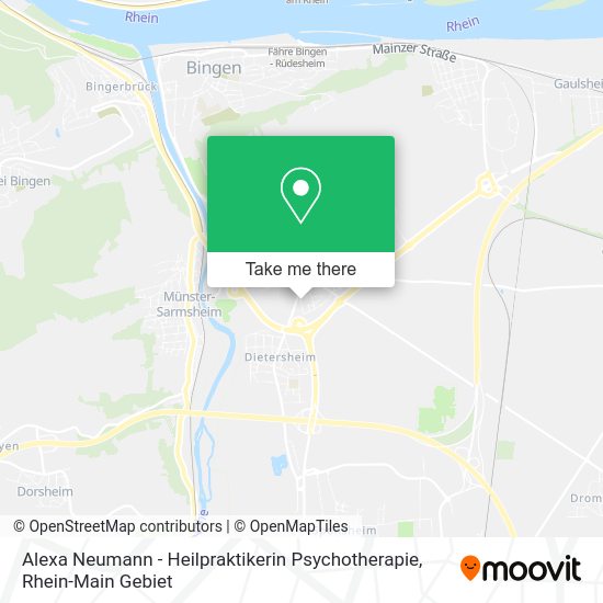 Карта Alexa Neumann - Heilpraktikerin Psychotherapie