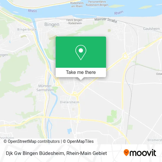 Карта Djk Gw Bingen Büdesheim