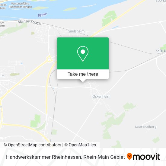 Карта Handwerkskammer Rheinhessen