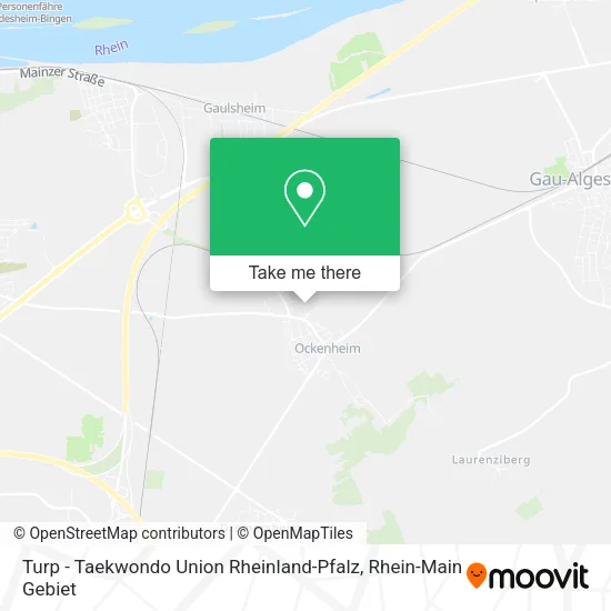 Карта Turp - Taekwondo Union Rheinland-Pfalz