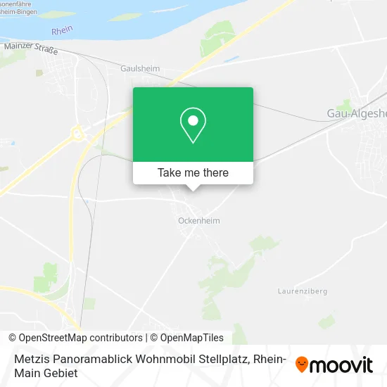 Карта Metzis Panoramablick Wohnmobil Stellplatz