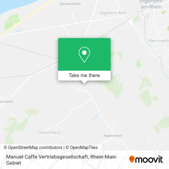 Карта Manuel Caffe Vertriebsgesellschaft