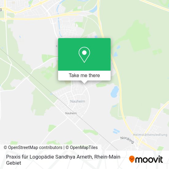 Карта Praxis für Logopädie Sandhya Arneth