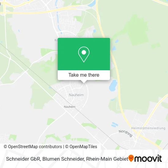 Карта Schneider GbR, Blumen Schneider