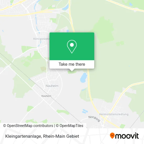 Карта Kleingartenanlage