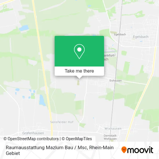 Карта Raumausstattung Mazlum Bau / Msc