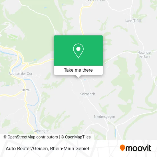 Карта Auto Reuter/Geisen