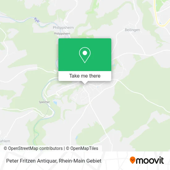 Карта Peter Fritzen Antiquar