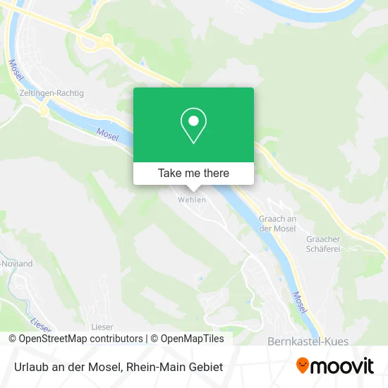 Карта Urlaub an der Mosel