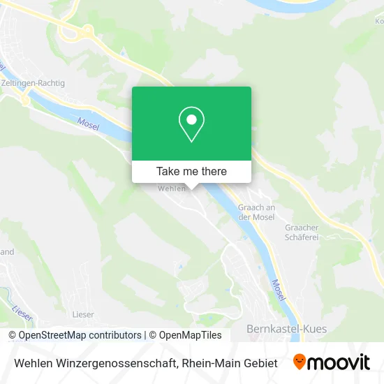 Карта Wehlen Winzergenossenschaft
