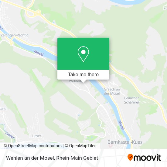 Карта Wehlen an der Mosel
