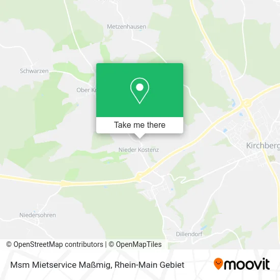 Карта Msm Mietservice Maßmig