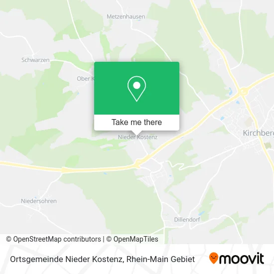 Карта Ortsgemeinde Nieder Kostenz