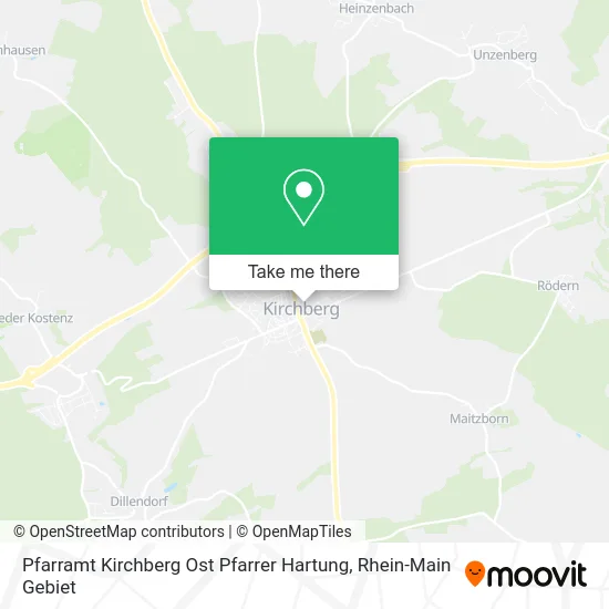 Карта Pfarramt Kirchberg Ost Pfarrer Hartung