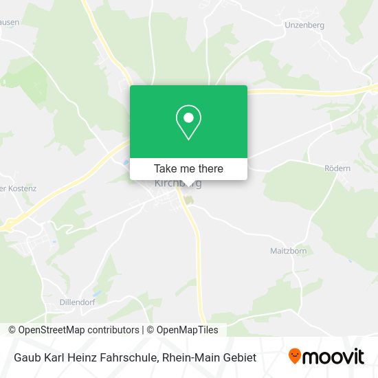 Карта Gaub Karl Heinz Fahrschule