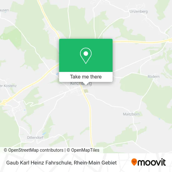 Карта Gaub Karl Heinz Fahrschule
