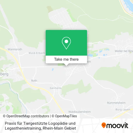 Карта Praxis für Tiergestützte Logopädie und Legasthenietraining