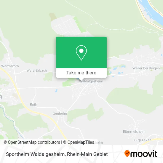 Карта Sportheim Waldalgesheim