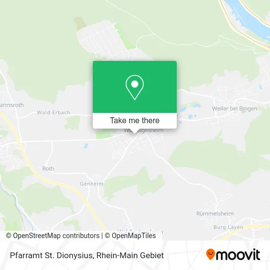 Pfarramt St. Dionysius map