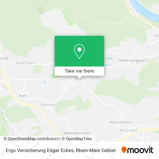 Карта Ergo Versicherung Edgar Eckes