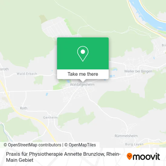 Карта Praxis für Physiotherapie Annette Brunzlow