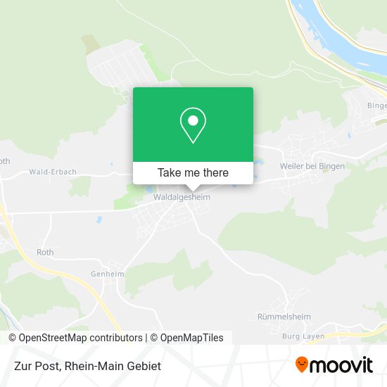 Карта Zur Post