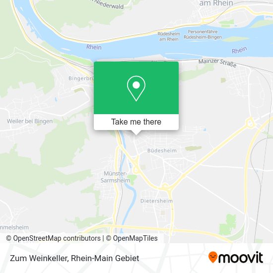 Карта Zum Weinkeller