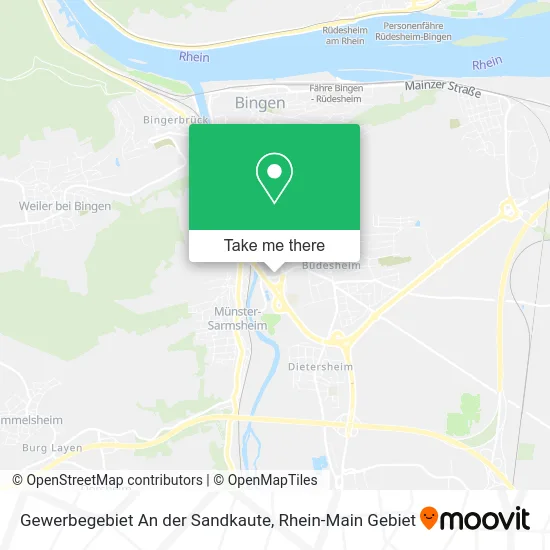 Карта Gewerbegebiet An der Sandkaute
