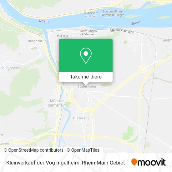 Карта Kleinverkauf der Vog Ingelheim