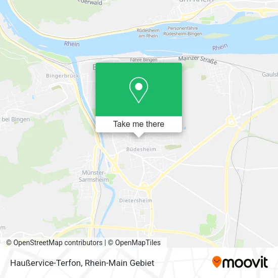 Карта Haußervice-Terfon