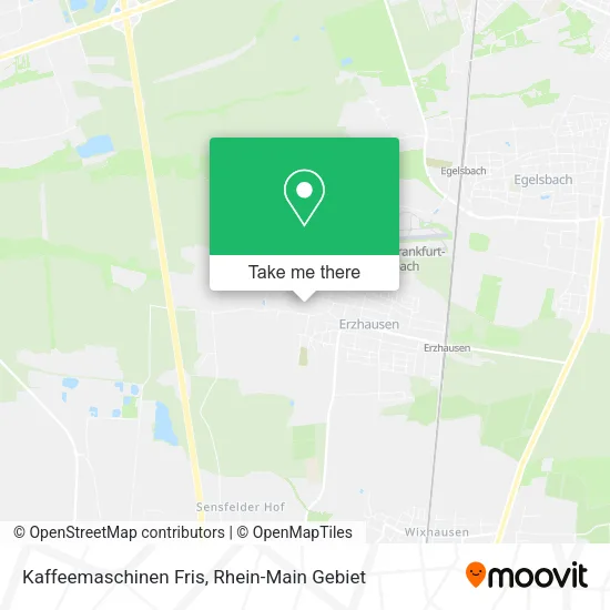 Карта Kaffeemaschinen Fris