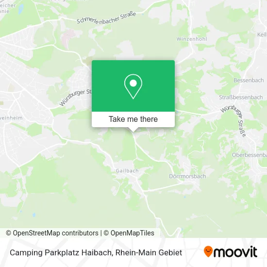 Карта Camping Parkplatz Haibach