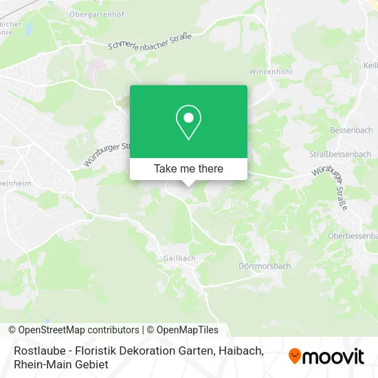 Карта Rostlaube - Floristik Dekoration Garten, Haibach