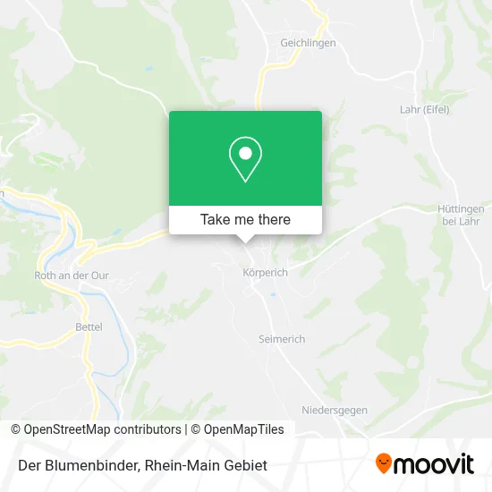 Der Blumenbinder map