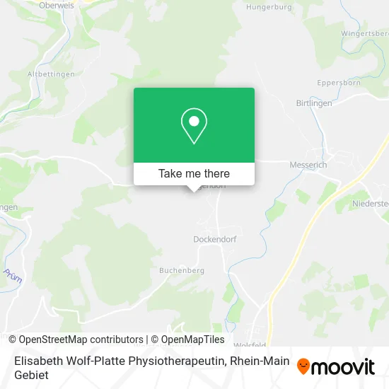 Карта Elisabeth Wolf-Platte Physiotherapeutin