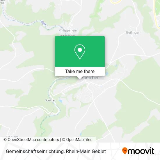 Карта Gemeinschaftseinrichtung